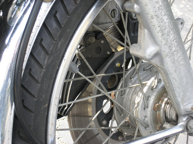 1976 Honda 750 disk brake 1976